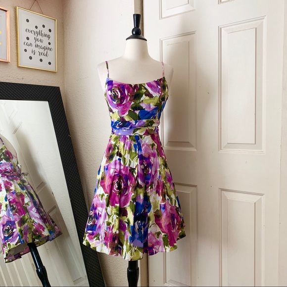 B Darlin Other - B Darlin Floral Print Girls Dress Size 11/12